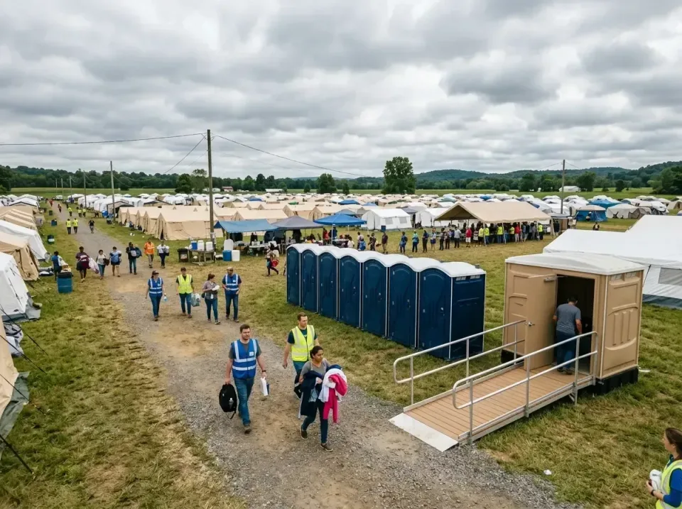 disaster-relief-camp-restrooms-010 — frequently asked questions, Dumpster & Portable Bathrooms Rental in Union Grove, WI